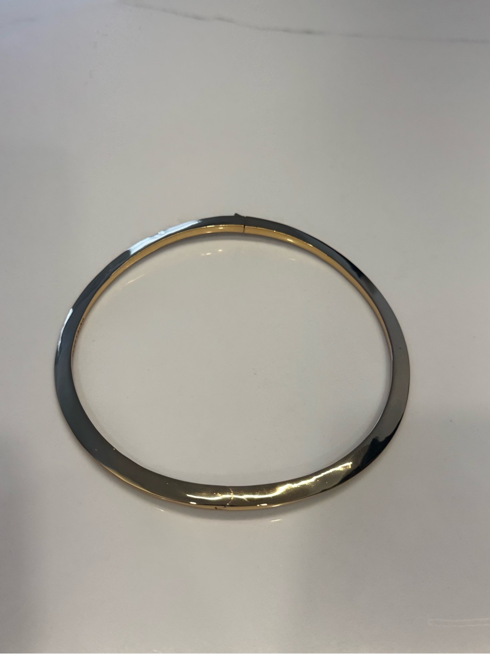 JENNY BIRD 14k Gold Collar Necklace Sculpted Design NWOT - Picture 11 of 11